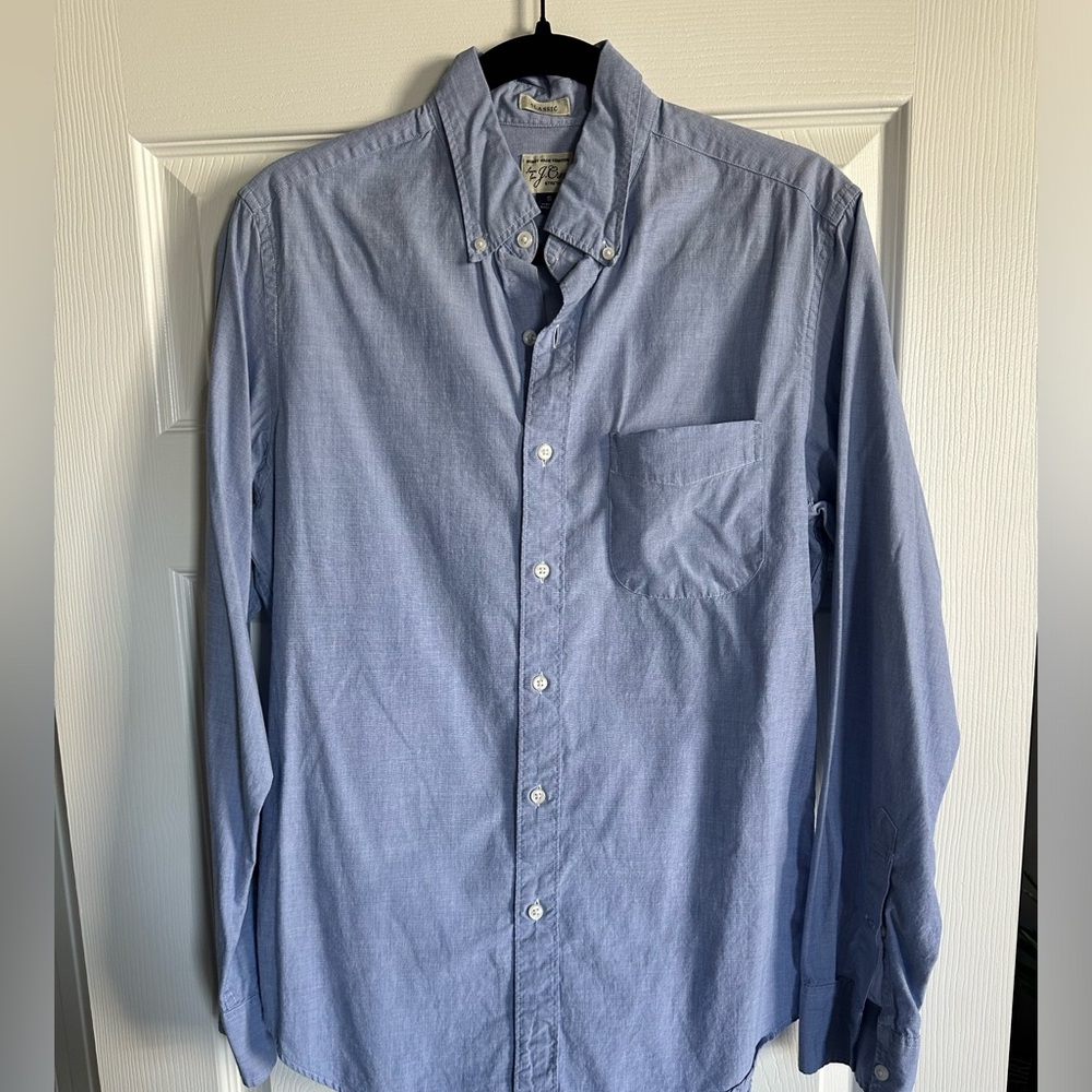 Jcrew men’s casual button down.